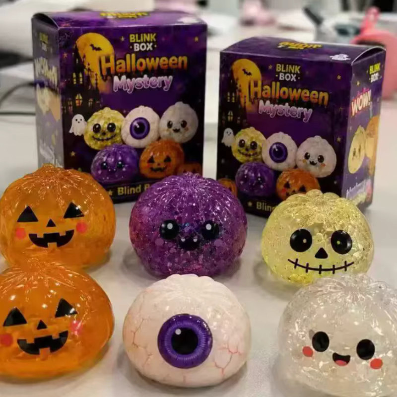 Schylling Halloween Pektin-Dumpling Squishies, Geisterbrötchen-Spielzeug - Bild 5
