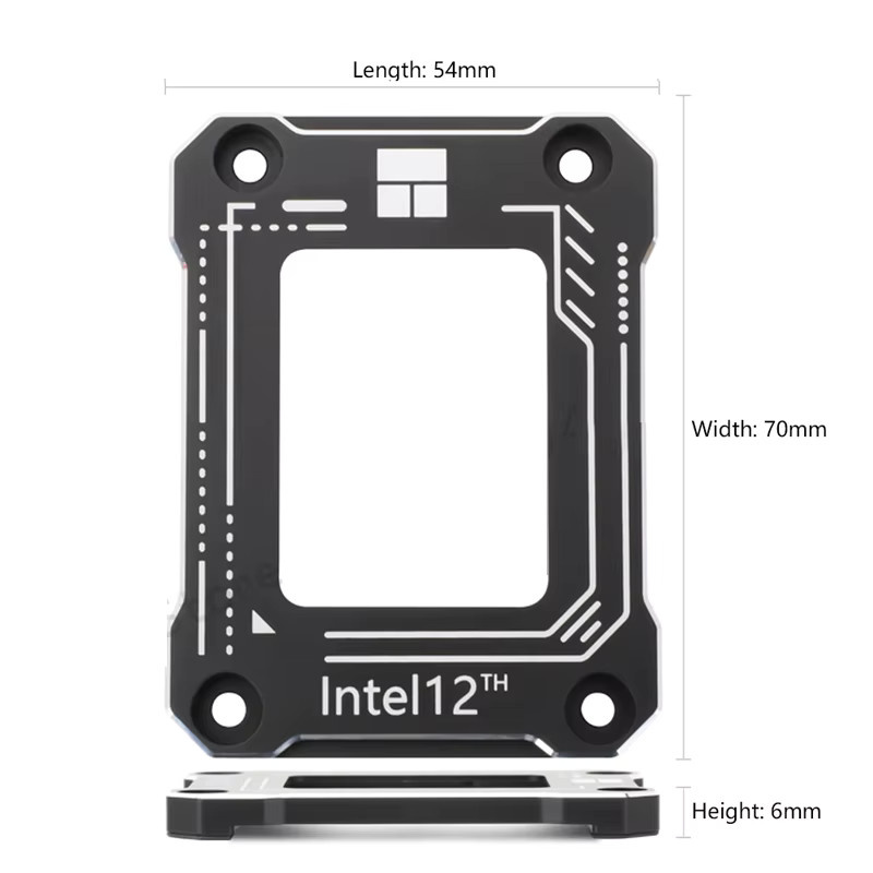 Thermalright CPU-Biegekorrekturrahmen LGA1700 und AM5 Ersatz-Buckle aus CNC-Aluminium in Schwarz - Bild 3