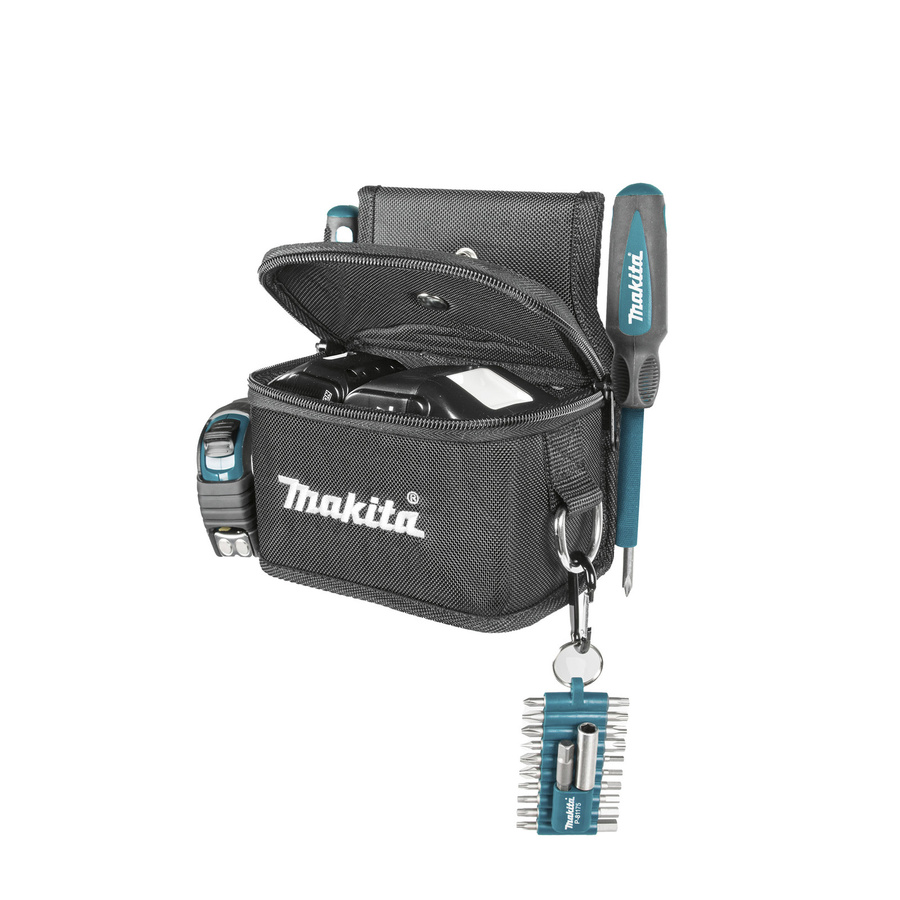 Makita Werkzeugtasche E-15263 aus Polyester, Schwarz, B: 10,5 cm, T: 17,5 cm, H: 18,5 cm - Bild 2