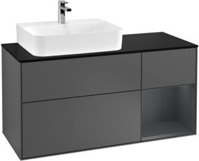 V&B Waschtischunterschrank Finion mit Wandbeleuchtung, Breite: 120 cm, Höhe: 50,1 cm, Tiefe: 50,1 cm - Bild 1