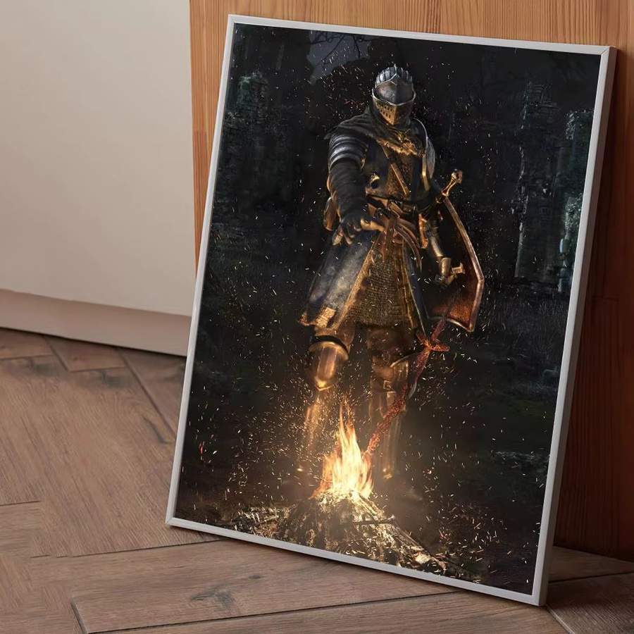 Selbstklebendes Anime Game D-Dark S-Souls Poster aus Papier in Multicolour für deine Wandgestaltung - Bild 5