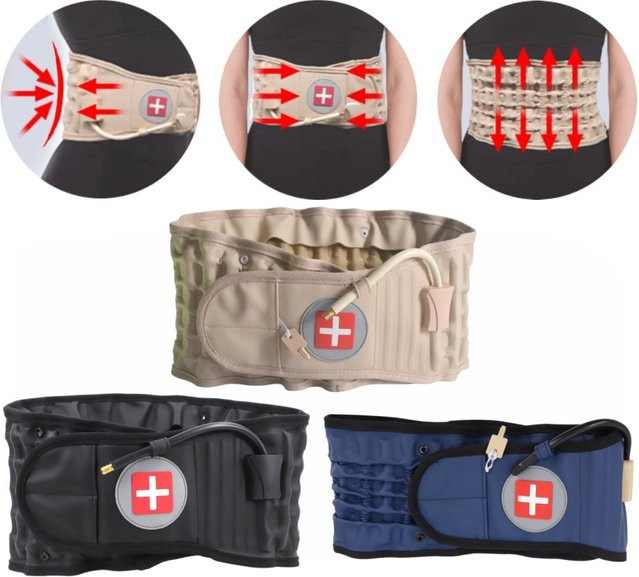 Aufblasbarer Taillenstützgürtel für Damen und Herren mit Airbag - Bild 1