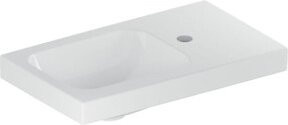 Geberit Handwaschbecken iCon Light aus Keramik in Weiß, B/T: 53 x 31 cm, asymmetrisch mit Ablagefläche und ohne Überlauf - Bild 1