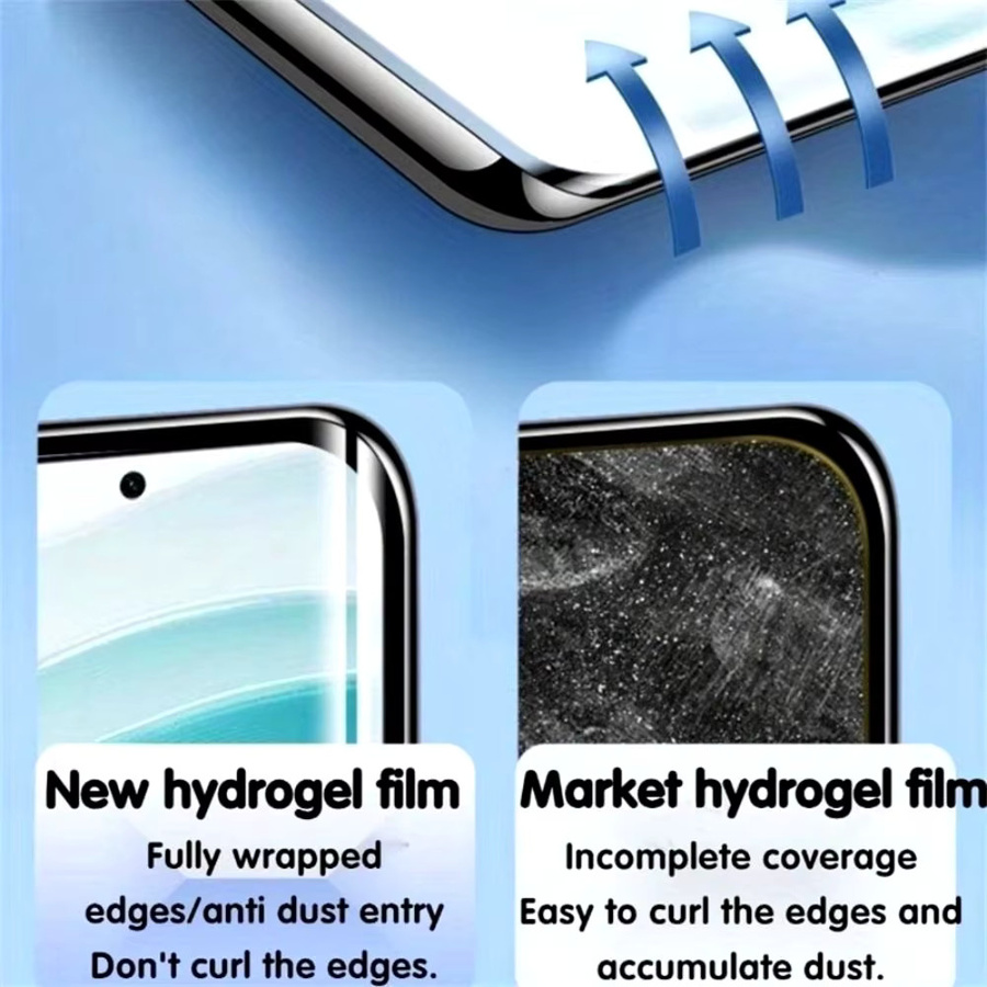 4er-Pack Xiaomi Hydrogel-Displayschutzfolien Transparent für Redmi Note 14 13 12 Pro Plus 14S 12S 11S 15C 14C 14R 13C 12C 10A 9A - Bild 4