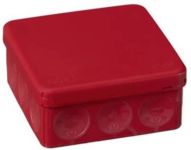 ABB Abzweigdose 2TKA00001563 Rot, IP65, B/T/H: 8,6 x 8,6 x 8,6 cm - Bild 1