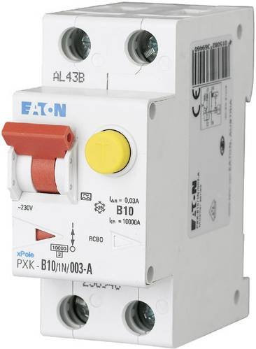 Eaton RCBO FI-Schutzschalter und Leitungsschutzschalter 2polig 10A 0.03A 240 V/AC in Weiß - Bild 1