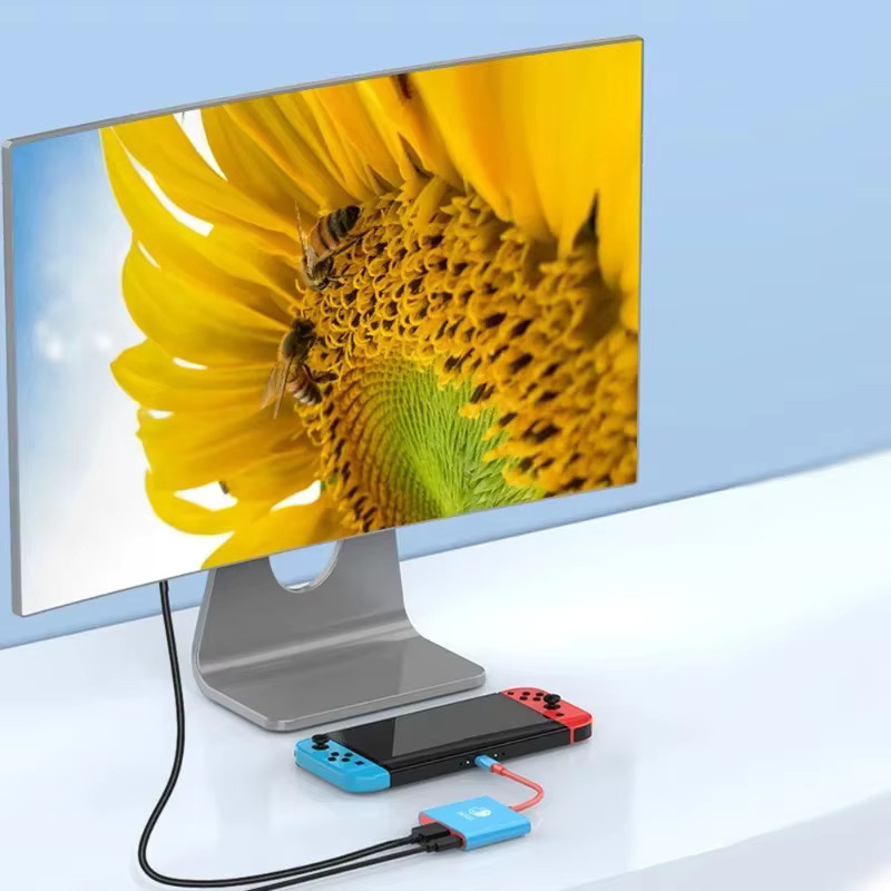 Ninth World 3 in 1 USB-C zu HDMI Hub Docking Station in Blau mit 4K UHD Video Konverter für Gaming Konsolen und Computer - Bild 4