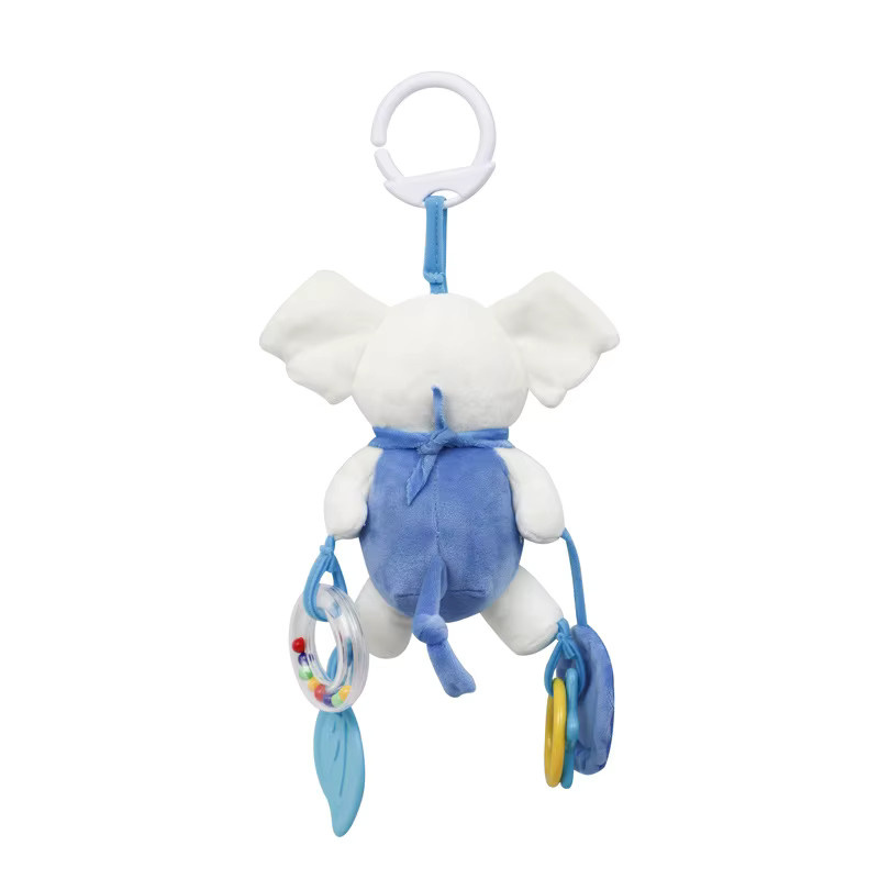 Datgo Plüsch-Kinderwagen-Anhänger, Windspiel, Rassel, Beißring, ab 0 Jahre - Bild 2