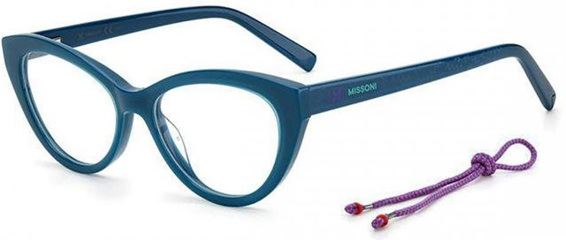 Missoni Mmi 0076 Korrektionsbrille, Cat-Eye, Vollrand, Acetate, Damen, Teal Green/Blue/Petrol/Green - Bild 1