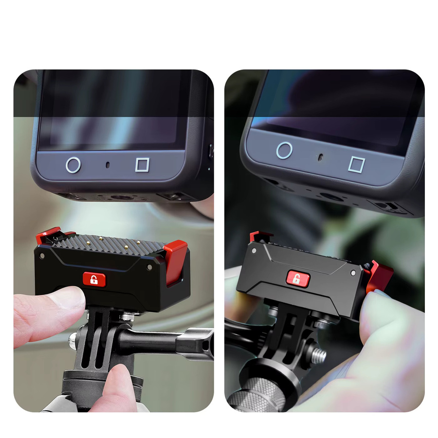DJI Magnetische Schnellwechsel-Halterung und Ladestation für Actionkameras in Schwarz - Bild 3