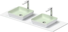 Duravit Konsolenwaschtisch Sivida in Weiß matt B: 135 cm, T: 50 cm - Bild 1