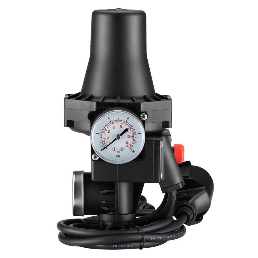 Wiltec Druckschalter SKD-3 230V einphasig für Pumpensteuerung und Hauswasserwerke in Blau-Schwarz - Bild 2