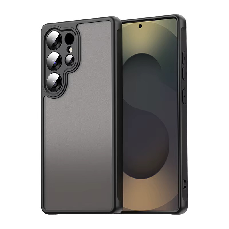 ARMOR stoßfeste matte Schutzhülle für Samsung Galaxy S24 FE, S24 Plus, S24 Ultra und S25 Edge in Schwarz - Bild 6
