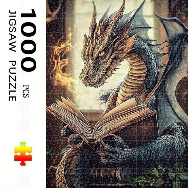 KAYOU Drachenmuster-Puzzle, 1.000 Teile, Fantasy - Bild 1