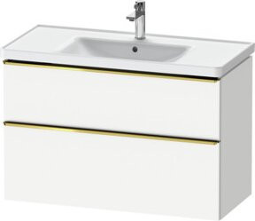 Duravit Waschtischunterschrank D-Neo in Weiss, B: 98,4 cm, T: 45,2 cm, H: 62,5 cm - Bild 1