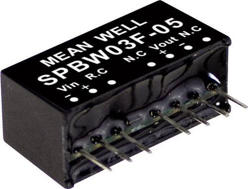 Mean Well SPBW03F-15 DC/DC-Wandlermodul 3W 200mA Schwarz - Bild 1