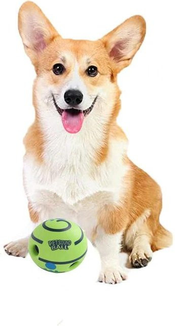 Yiran Furniture Leuchtender Ball, interaktives Hundespielzeug, mit Kichergeräuschen - Bild 1