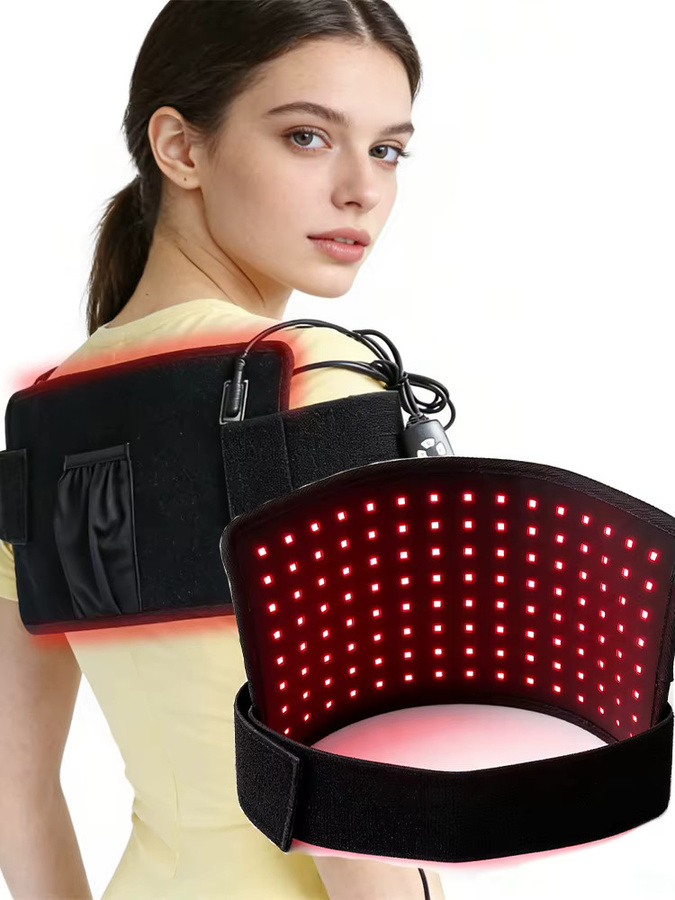 Raiuleko Phototherapie-Taillenmassagegürtel mit Rotlicht und Wärmekompresse, Unisex - Bild 6