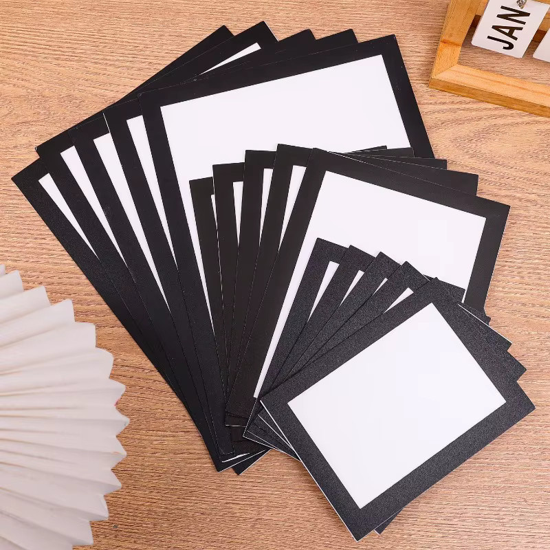 Magnetischer Bilderrahmen für A4 und A3, selbstklebender Kunststoff-Fotorahmen in Schwarz für Kühlschrank, Büro und Zuhause - Bild 4