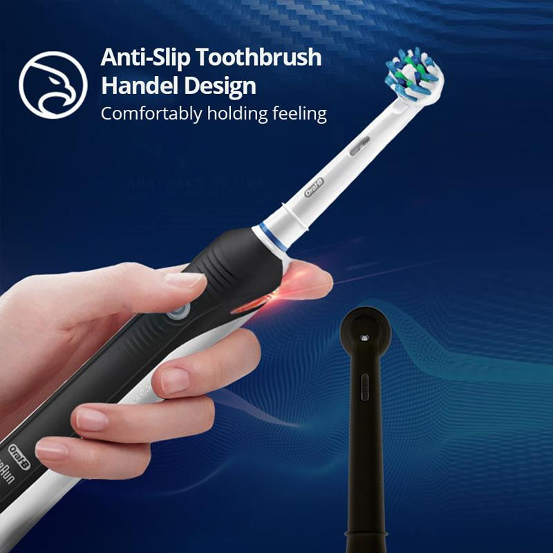 Oral B Ultraschall-Elektrozahnbürste Pro4000 3D Smart mit Zahnaufhellung in Weiß oder Schwarz - Bild 5