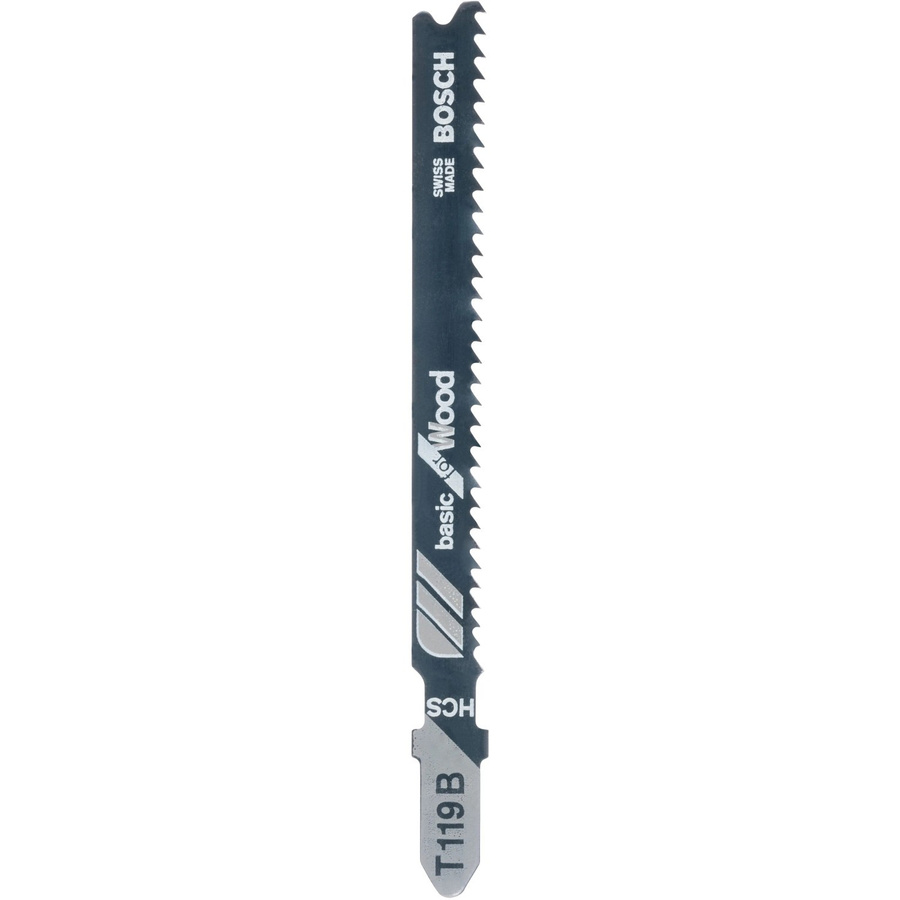 Bosch Pro T 119 B Basic Stichsägeblätter für Holz, 3 Stück, Schwarz - Bild 2