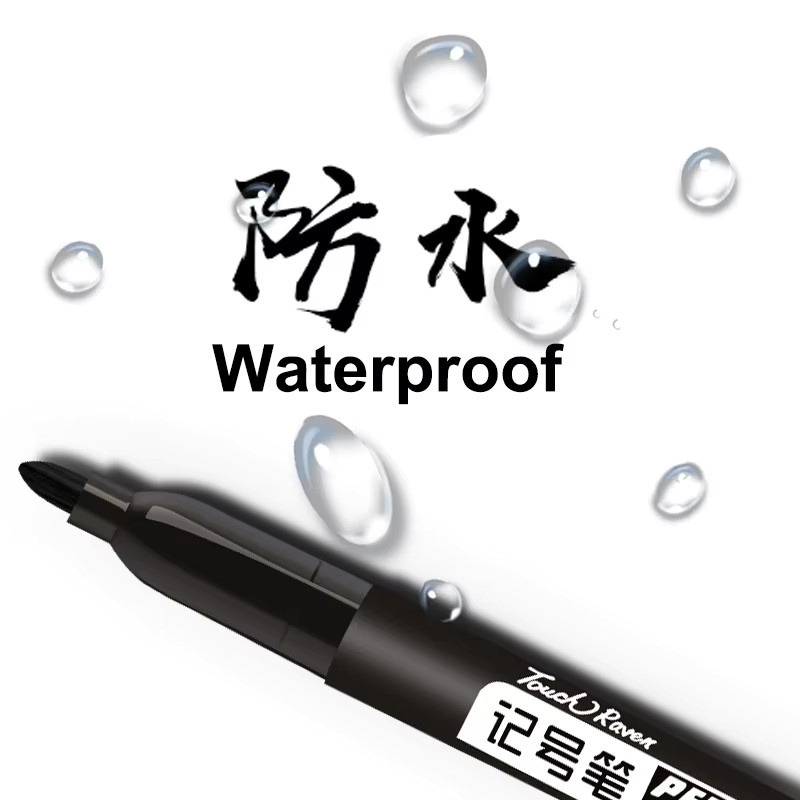 10er Set Permanent Marker mit feiner Spitze und wasserfester Tinte in Schwarz, Blau und Rot für Manga, Zeichnungen und Skizzen - Bild 5