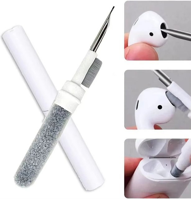 Mrgabwte Reinigungsset für Apple AirPods 1 2 3 Pro und Bluetooth-Kopfhörer in Weiß - Bild 1