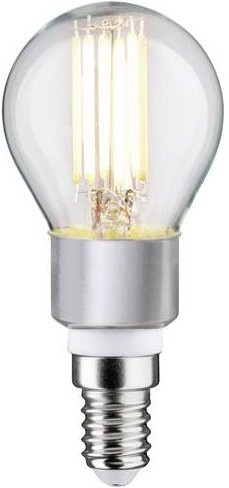 Paulmann LED Filament Drop Leuchtmittel E14, 5W, transparent, dimmbar, Durchmesser: 45 mm, Höhe: 99 mm - Bild 1