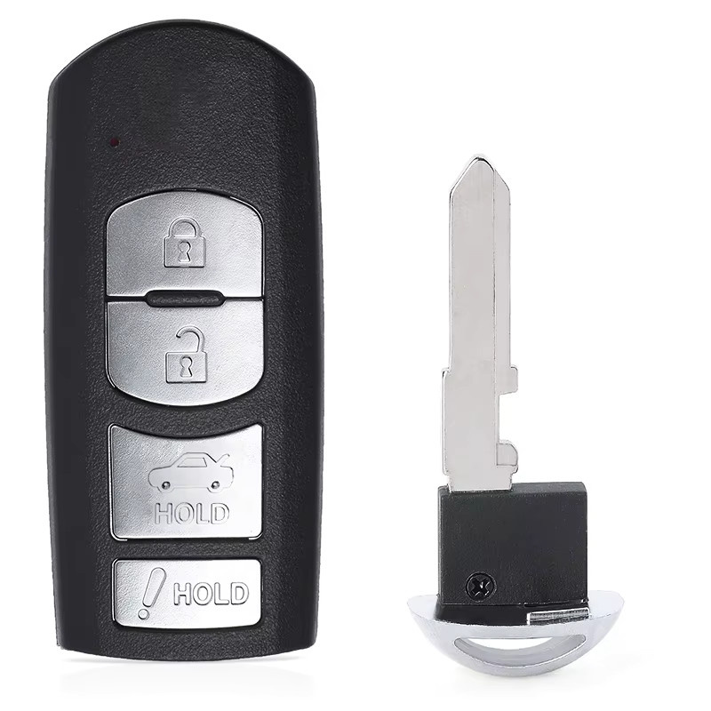 KEYECU Smart Remote Key Fob für Mazda 3 Limousine und Mazda Speed 3 (2010-2013), 315 MHz, 4D63 Chip, Schwarz - Bild 3