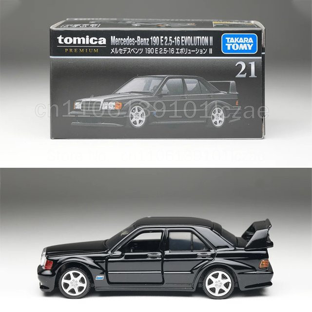 Takara Tomy Tomica Premium 21 Mercedes-Benz 190 E2.5-16 Evolution 2, Druckguss-Automodell - Bild 1