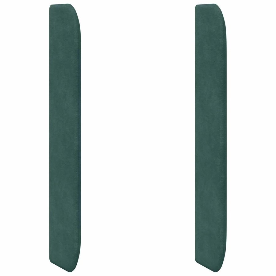 vidaXL Kopfteil Ohr in Grün aus Samt, Breite: 80 cm, Tiefe: 16 cm, Höhe: 4 cm - Bild 2