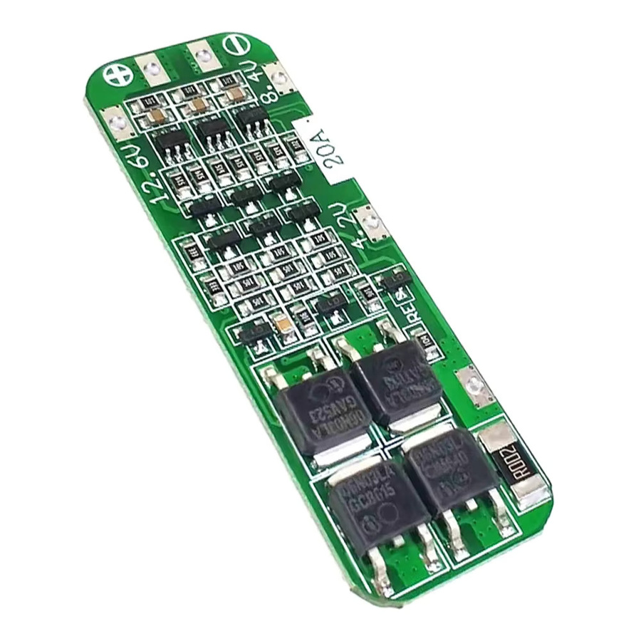 COOLMOON 3S 20A Li-Ionen-Lithium-Batterie BMS Schutzplatine für 18650 Zellen und Lipo-Module, 12,6 V, Grün, B/T/H: 59 x 20 x 4 mm - Bild 5
