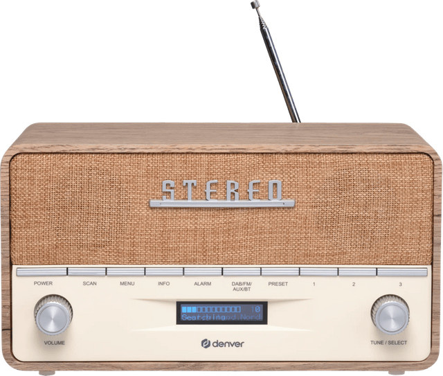 Denver DAB-36 Internetradio mit Bluetooth und DAB+ in Hellbraun - Bild 1