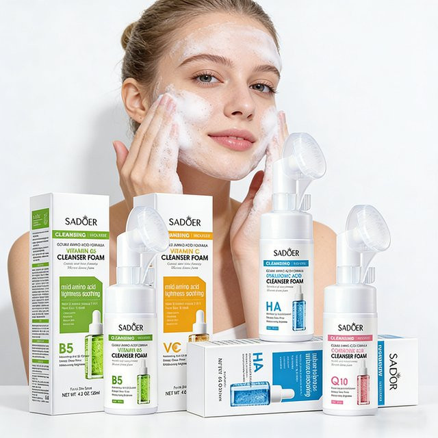 SAODER Q10 Vitamin C Gesichtswaschschaum, Unisex - Bild 1