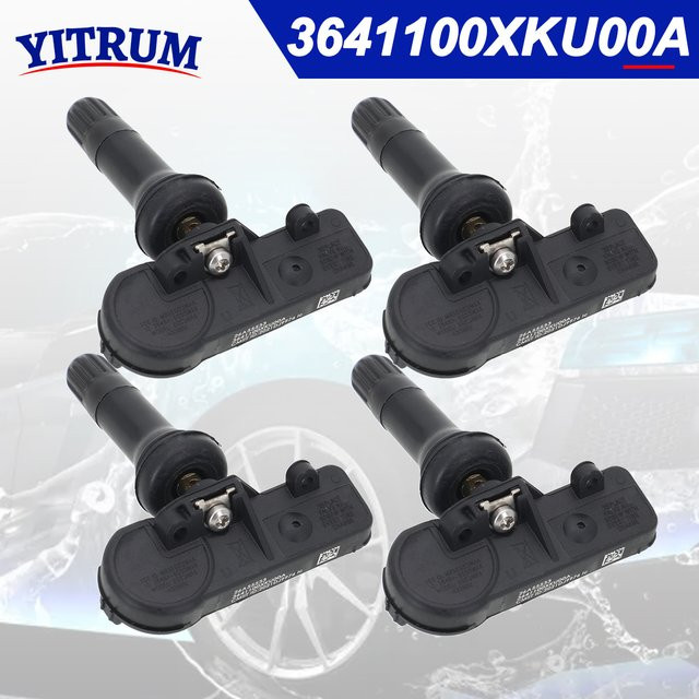 YITRUM Reifendrucksensor in Schwarz für Great Wall Voleex C50 C30 EV Wingle 5 6 7 Haval H1 H2 H5 Classics H6 Coupe H7L H8 H9 M2 - Bild 1