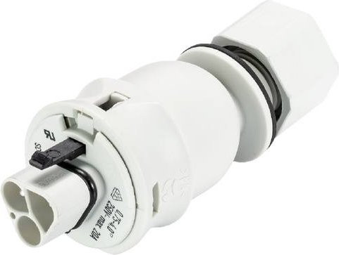 Wieland Electric 96.036.6153.0 Geräteanschluss in Grau und Weiß - Bild 1