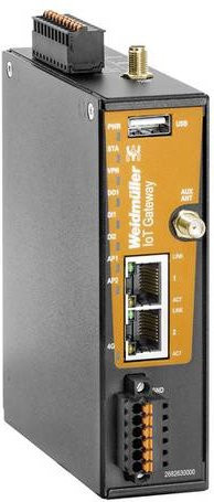 Weidmüller IOT-GW30-4G-NA IoT-Gateway in Schwarz mit Cellular-Funktion - Bild 1