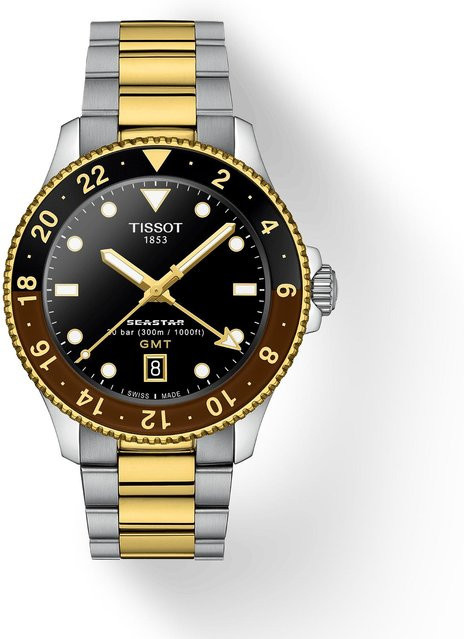 Tissot Seastar 1000 Armbanduhr, Quarz, Edelstahl, Schwarz, 40 mm, Herren - Bild 2