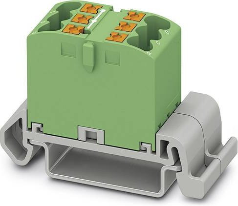Phoenix Contact Verteilerblock 3273140 Zugfeder Grün 10 Stück Breite: 15,6 mm - Bild 1