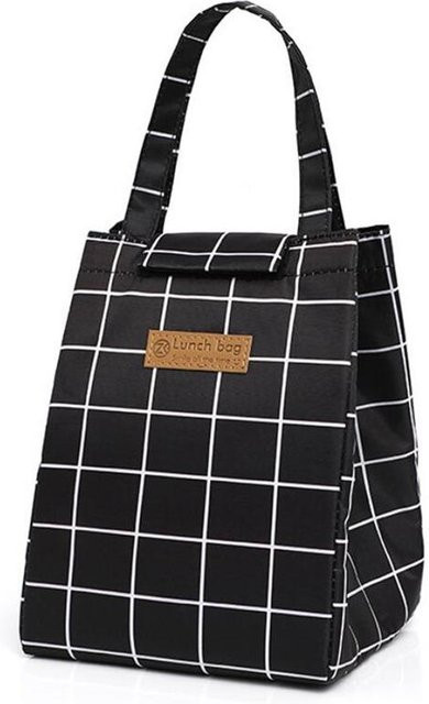 Yiran Furniture Isolierte Thermokühltasche in Schwarz, auslaufsichere Lunchtasche für Lebensmittel und Getränke, ideal für Picknick, Camping und Strand - Bild 1