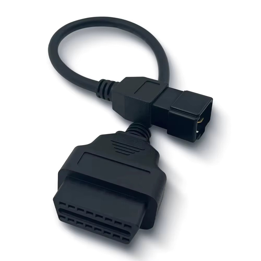 Hitachi OBD2 Diagnosekabel für Schwerlastmaschinen und Bagger der ZX/EX Serie, 4Pin und 6Pin Anschluss, Schwarz - Bild 6