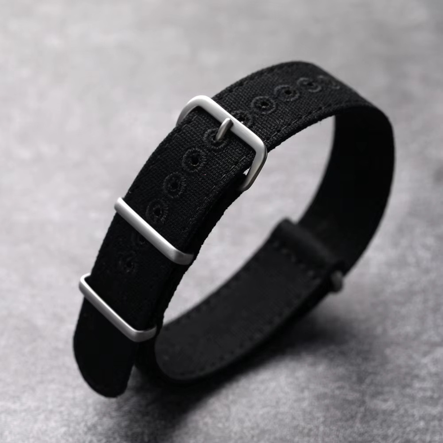 Raystray Uhrenarmband Textil/NATO, Schwarz, Herren - Bild 2