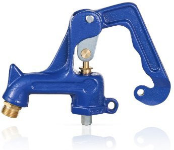 VEVOR Außenwasserhahn Frostsicherer Hofhydrant aus Messing und Gusseisen in Blau mit G 1 Zoll Rohrgewinde und G 3/4 Zoll Schlauchanschluss für die Gartenbewässerung - Bild 1