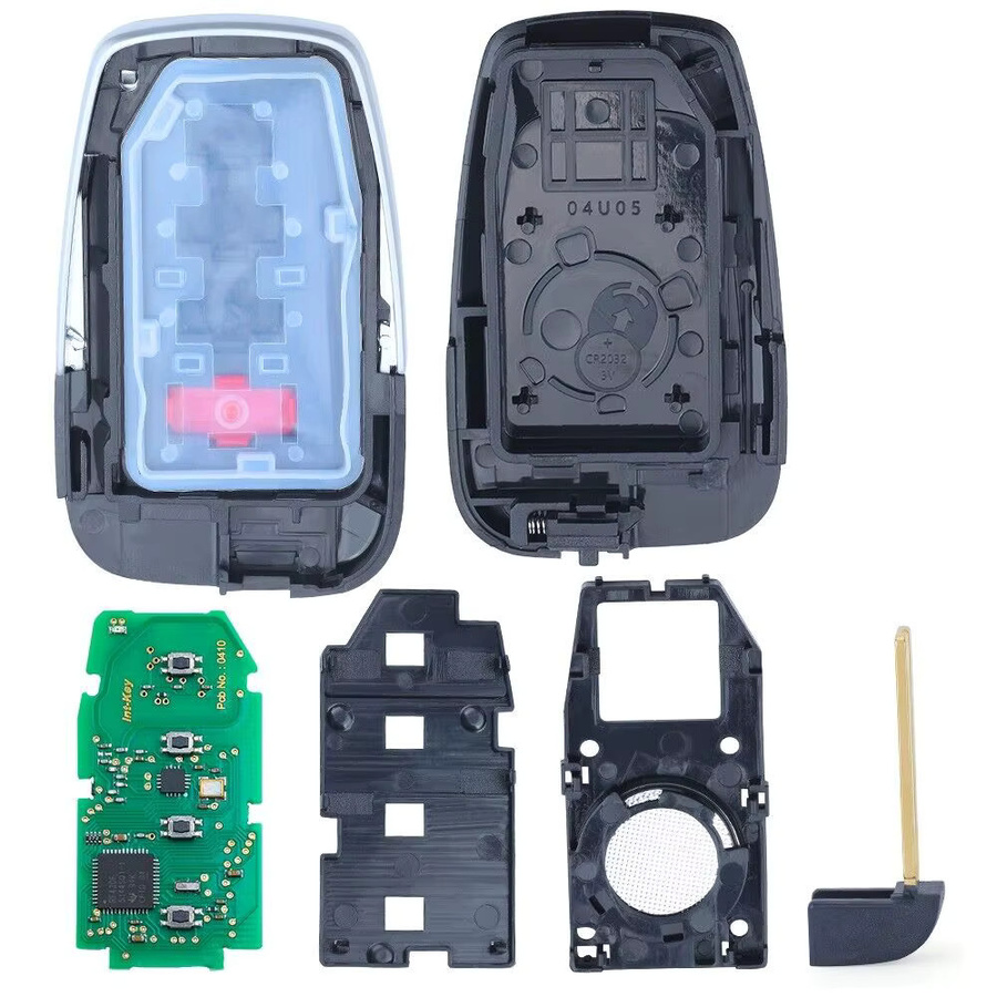 KEYECU Keyless Smart Remote Key Fob für Toyota Prius Prime 2017-2021, Farbe: Schwarz, 314,3 MHz, FCC ID: HYQ14FBE - Bild 2