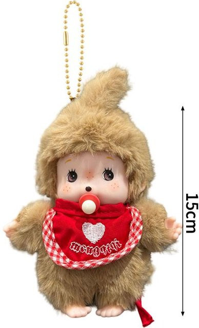 Monchhichi Plüsch Monchichi Anhänger, Puppe, 20cm, ab 18 Jahre - Bild 1