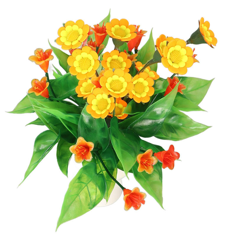 Künstliche Blumen Dekoration für das Aquarium aus Kunstharz und Silikon, mehrfarbiges Landschaftsornament für deinen Fischtank - Bild 2