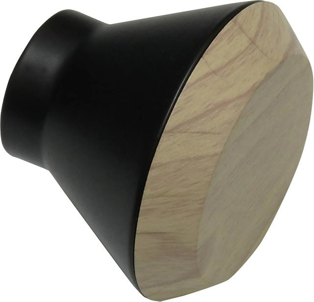 Gardinia Endknopf Stamp Denver für Stangen Ø 25 mm in Braun - Bild 1