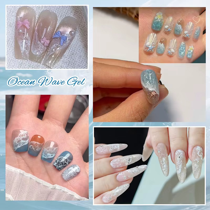 MSRUIOO Ocean Wave Gel Nagellack, 8 ml, glänzend - Bild 3