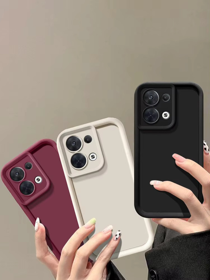 Luxus Handyhülle für OPPO Reno8 Pro 5G CPH2357 in Candy Matt mit Sturzschutz - Bild 2