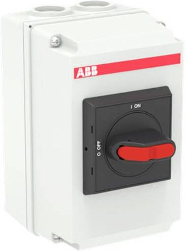 ABB Lasttrennschalter OTDCP32S22M 4polig 32A 1000V in Weiß - Bild 1